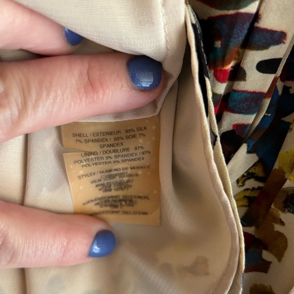 Alice + Olivia Silk Blend Mini Wrap Dress -S - Picture 7 of 8
